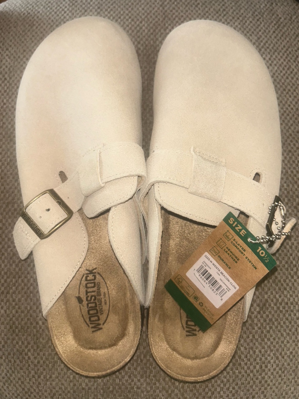 Woodstock Men's Beacon Genuine Leather Comfort Clog